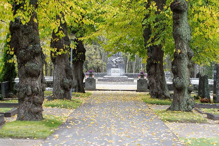 Gamla begravningsplatsen i Vasa