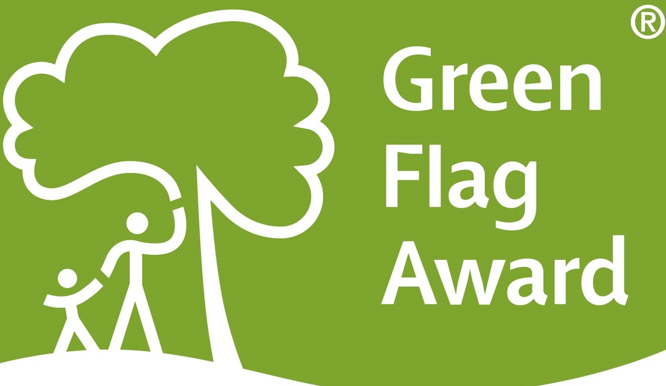 Text: Green Flag Award.